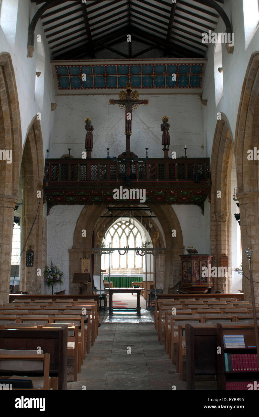 San Etheldreda la Chiesa, Horley, Oxfordshire, England, Regno Unito Foto Stock