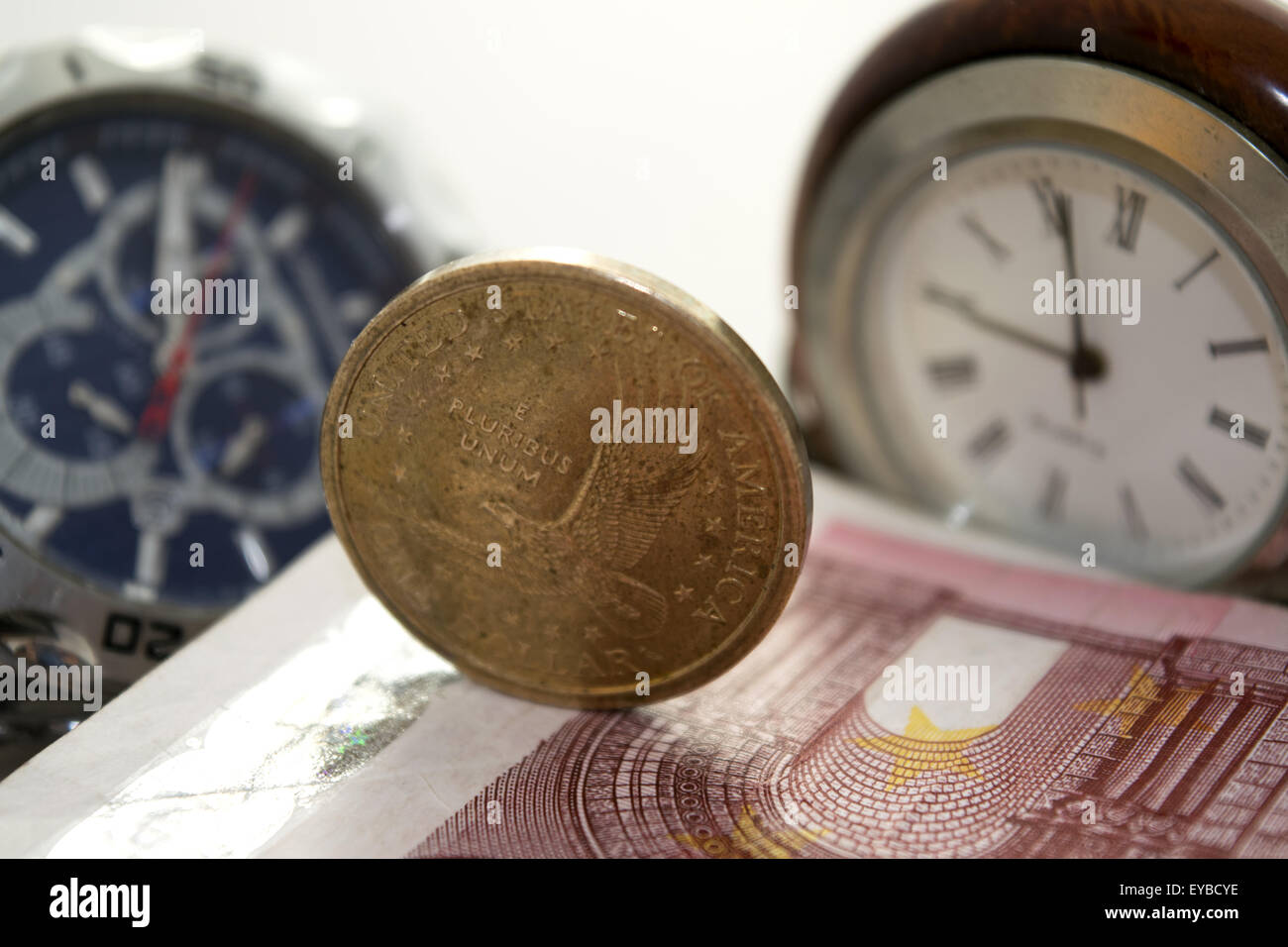Concetto di supremazia del dollaro come valuta mondiale Foto Stock
