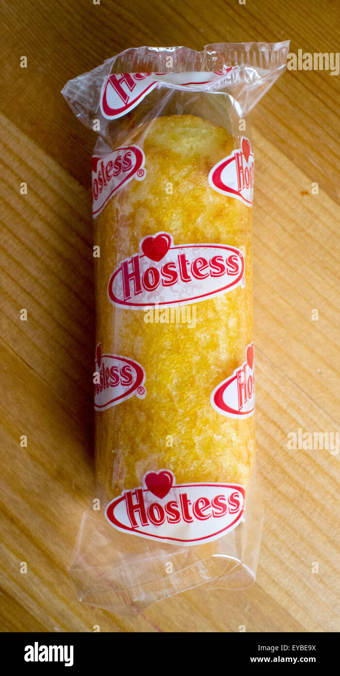 Confezionati singolarmente Hostess twinkie Foto Stock