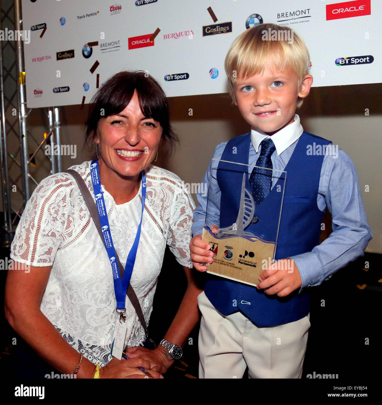 Southsea, Hampshire, Regno Unito. 26 Luglio, 2015. Viste generali dal sito, Royal visita e PresentationThe Duchessa di Cambridge, Kate Middleton Royal Patrono del 1851 fiducia, accompagnato dal Duca di Cambridge il principe William alla Coppa America World Series a Portsmouth. Credito: uknip/ Alamy Live News Foto Stock