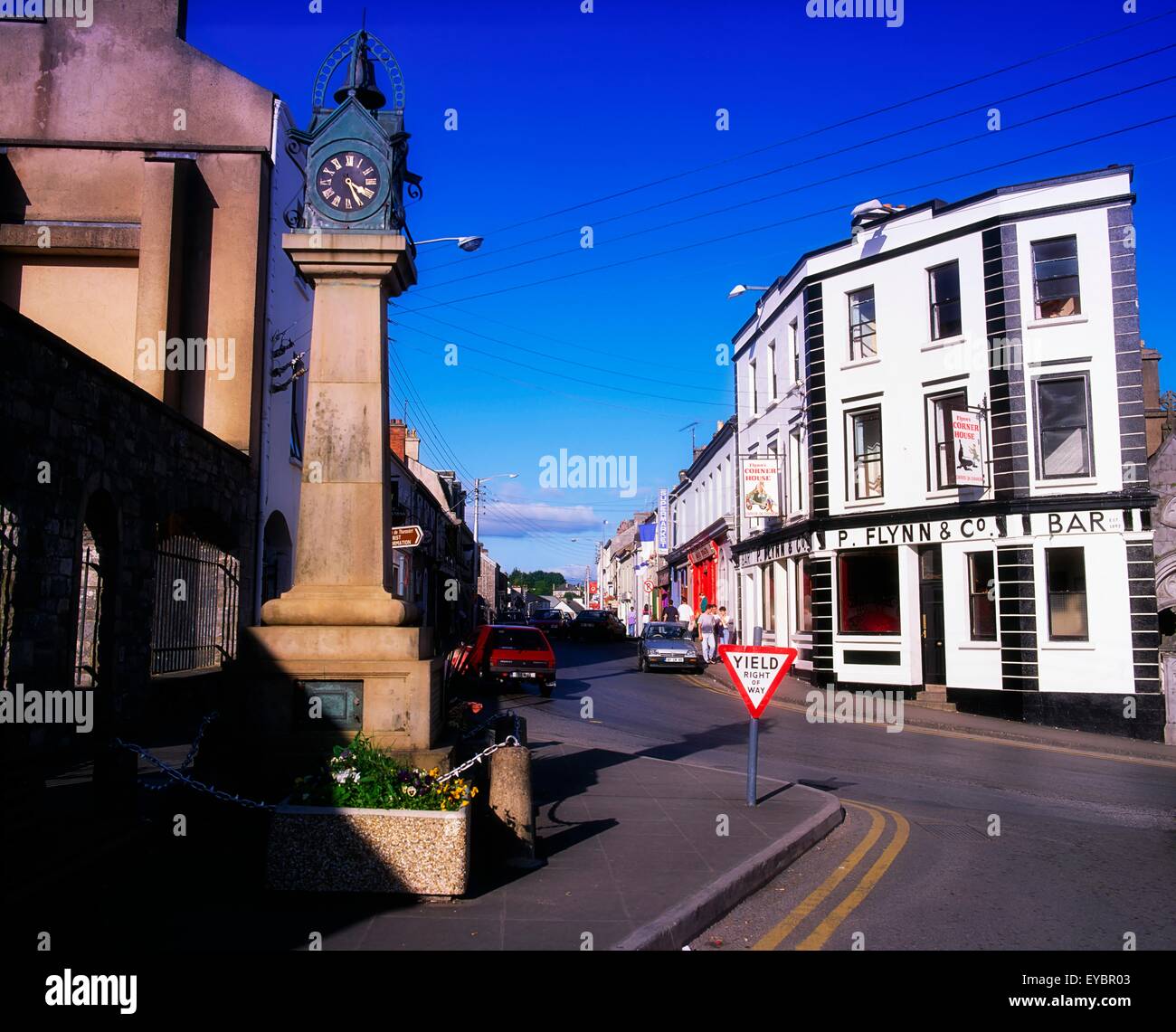 Carrick-On-Shannon, County Leitrim, Irlanda; più grande città in Leitrim Foto Stock
