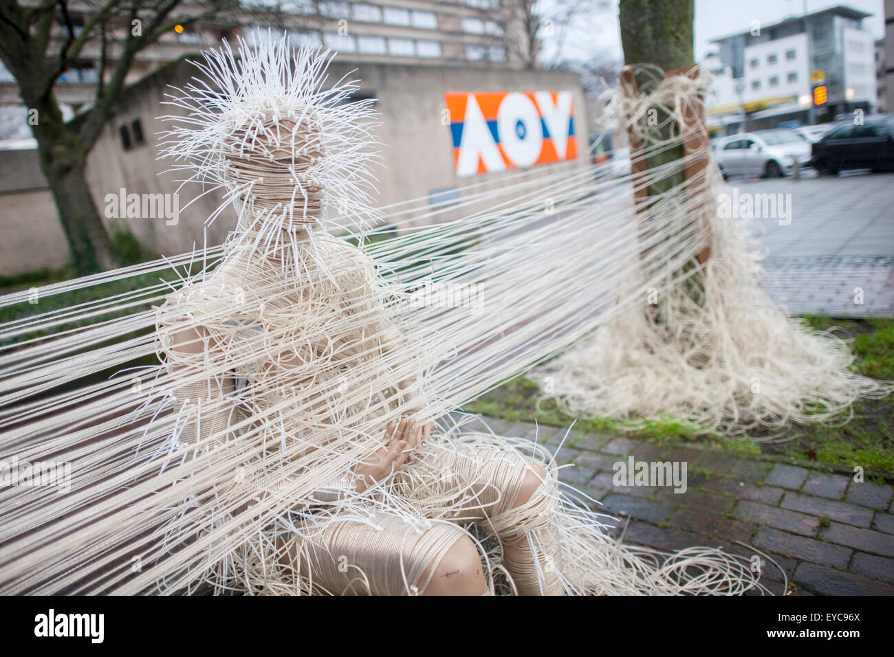 Hannover, Germania, sciame Arte progetto PENvolution Foto Stock