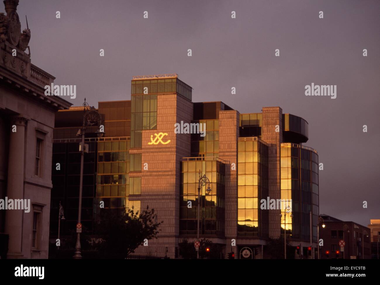 International Financial Services Centre, Dublino, Co Dublin, Irlanda; vista esterna di una finanza internazionale Center Foto Stock