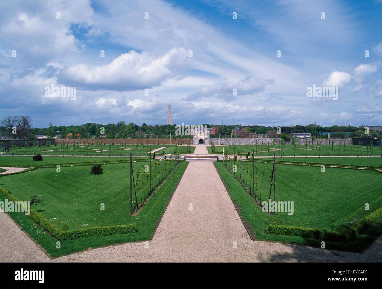 Il Museo irlandese d'Arte Moderna, Dublino, Co Dublin, Irlanda; Museo d Arte Moderna una volta che l'Ospedale Reale di Kilmainham Foto Stock