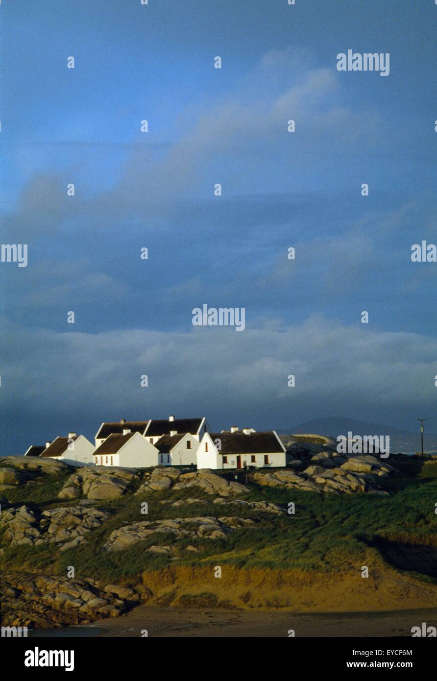 Holiday Cottages, Cruit Island, County Donegal, Irlanda Foto Stock