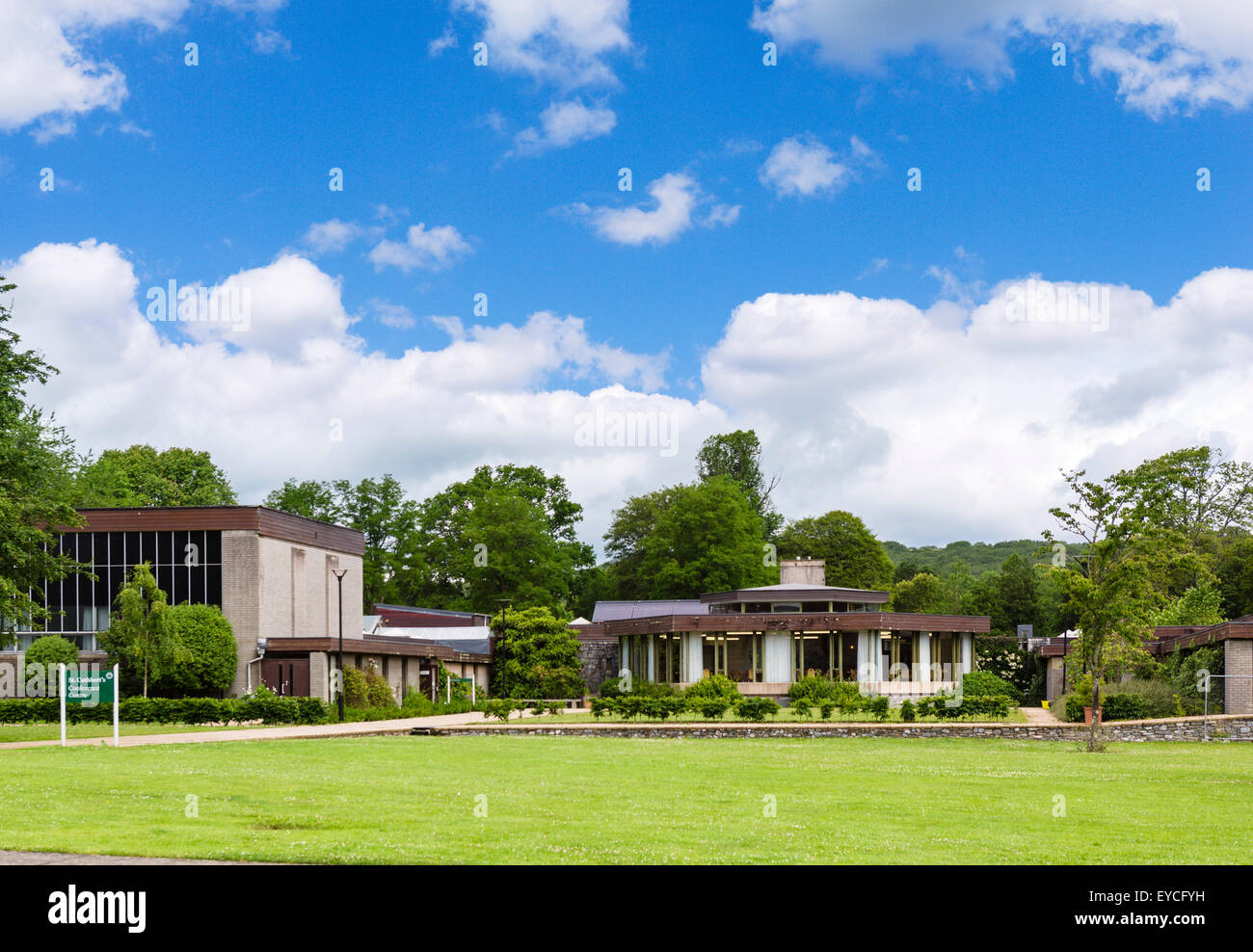 St Cuthbert's Conference Center a Buckfast Abbey, Buckfastleigh, Devon, Inghilterra, Regno Unito Foto Stock