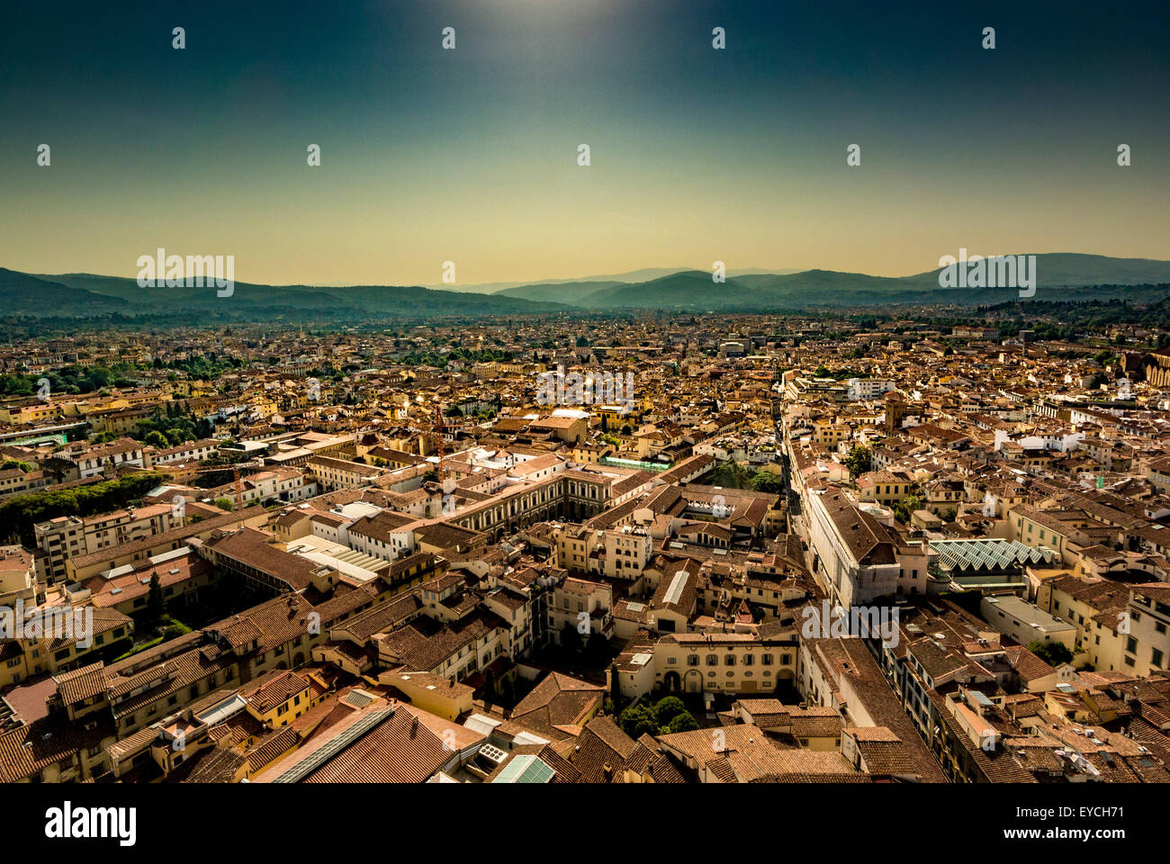 Paesaggio urbano di Firenze. Italia Foto Stock