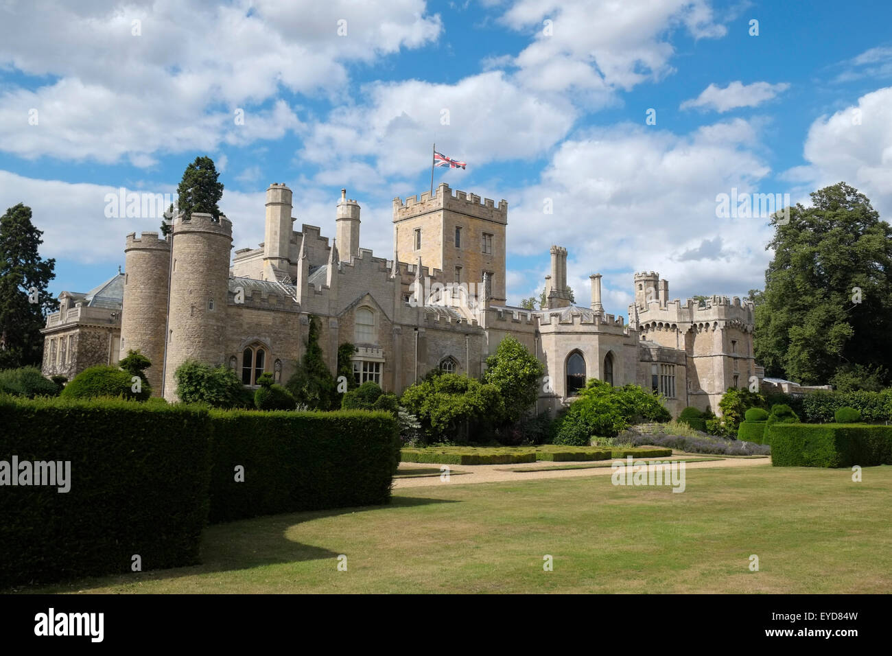 Elton Hall, Elton, Cambridgeshire, Inghilterra. Foto Stock