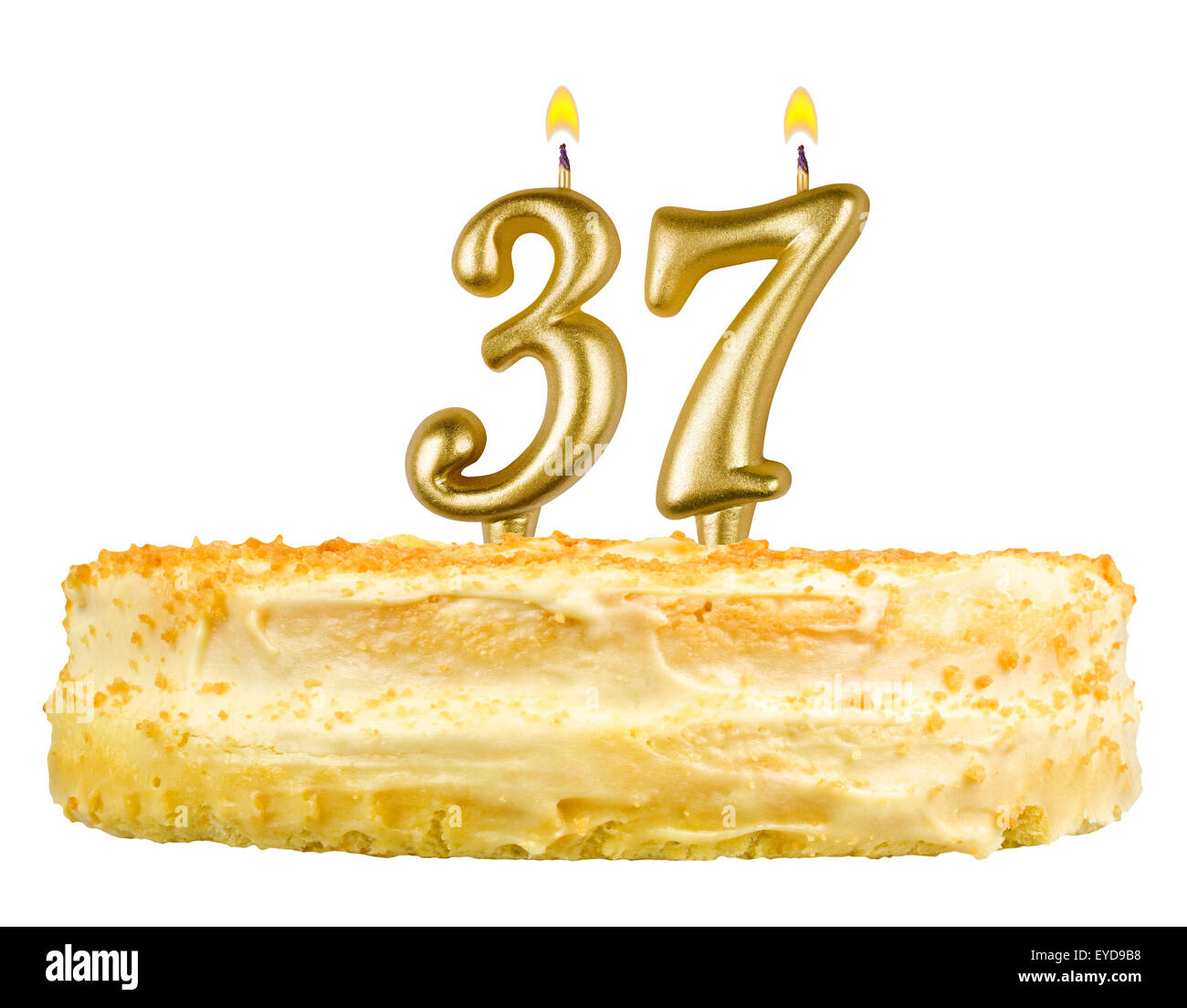 Birthday candle number 37 flame immagini e fotografie stock ad alta  risoluzione - Alamy