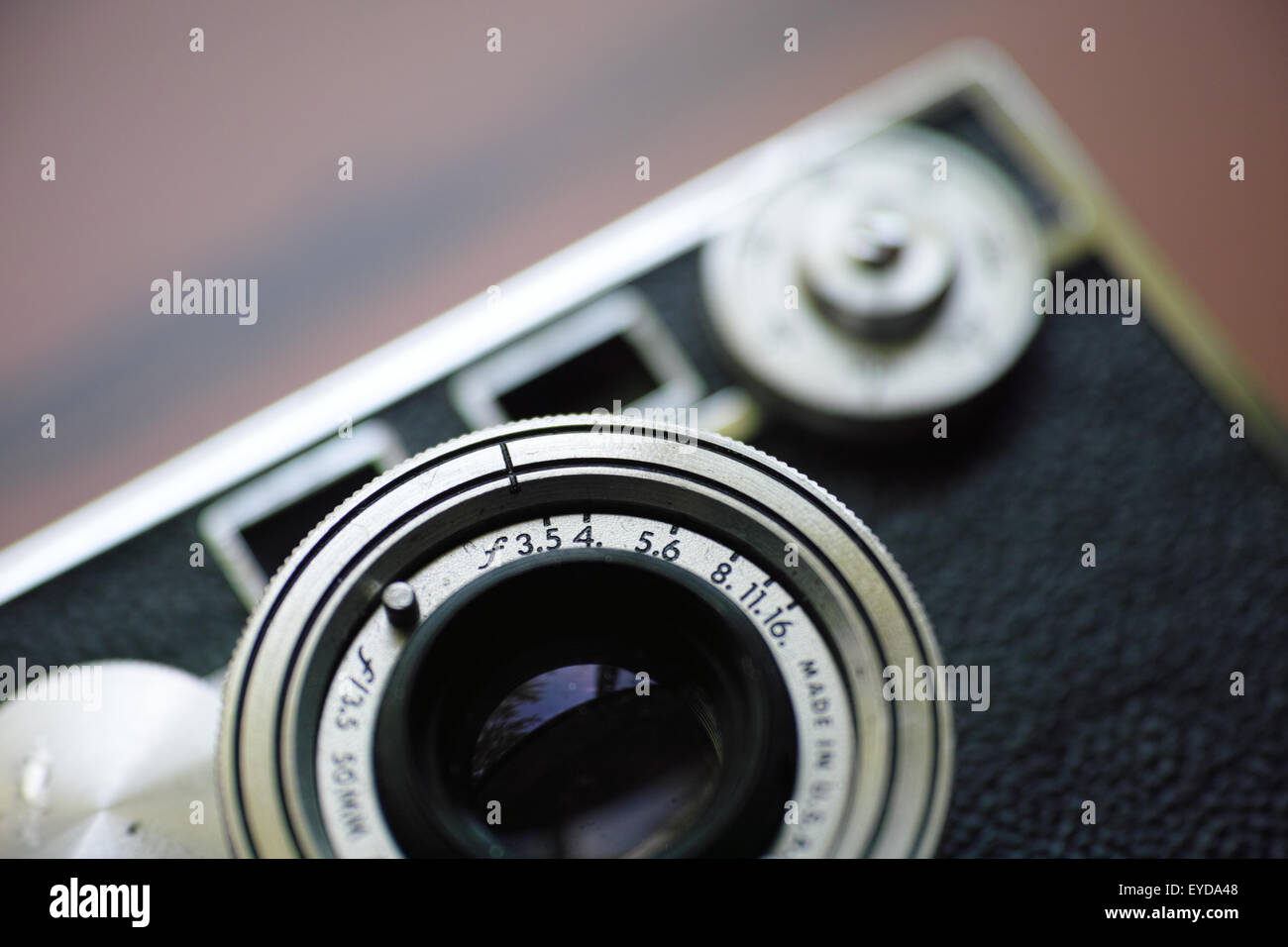 Telemetro vintage fotocamera Foto Stock