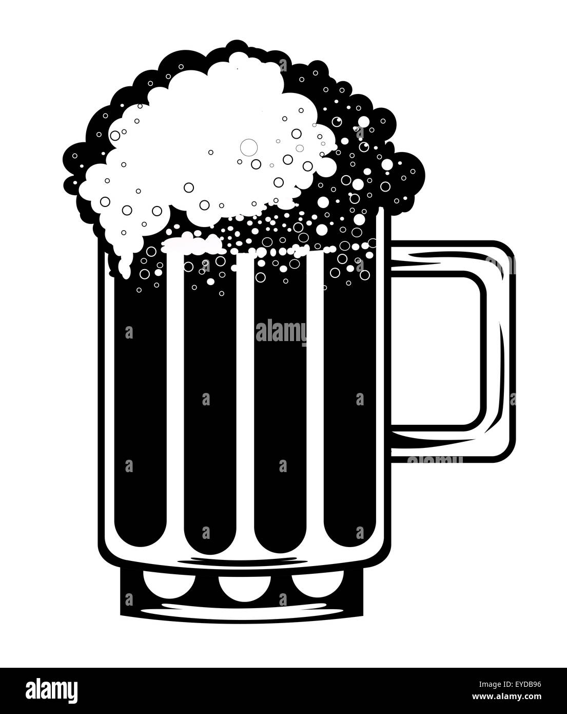 boccale di birra Foto Stock