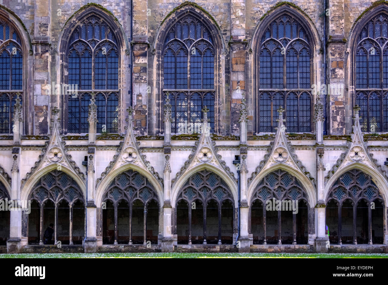 La Cattedrale di Canterbury, Canterbury, nel Kent, England, Regno Unito Foto Stock