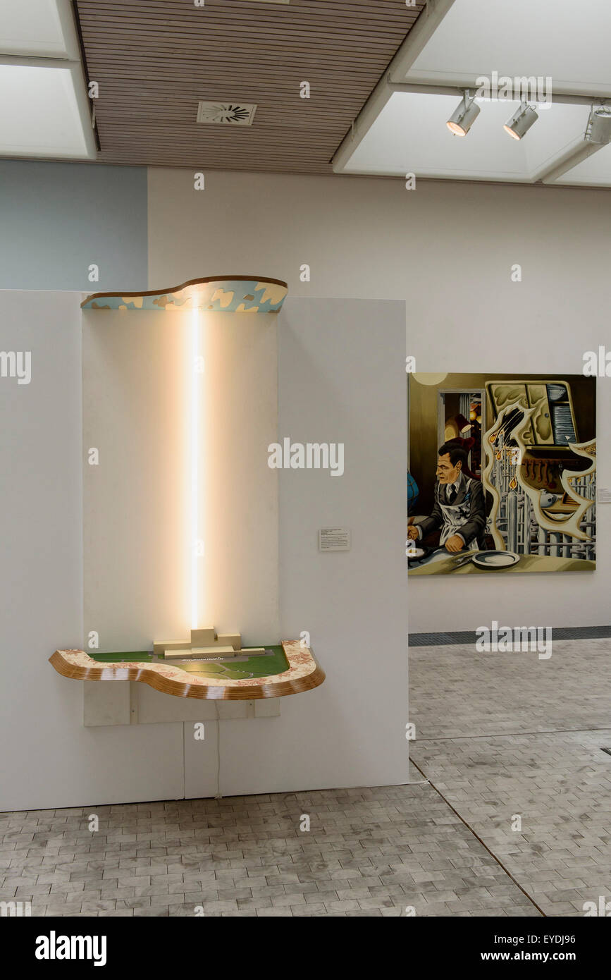 Bornholm Arts-Museum, architechts Johan Fogh e Per Følner, isola di Bornholm Danimarca Foto Stock