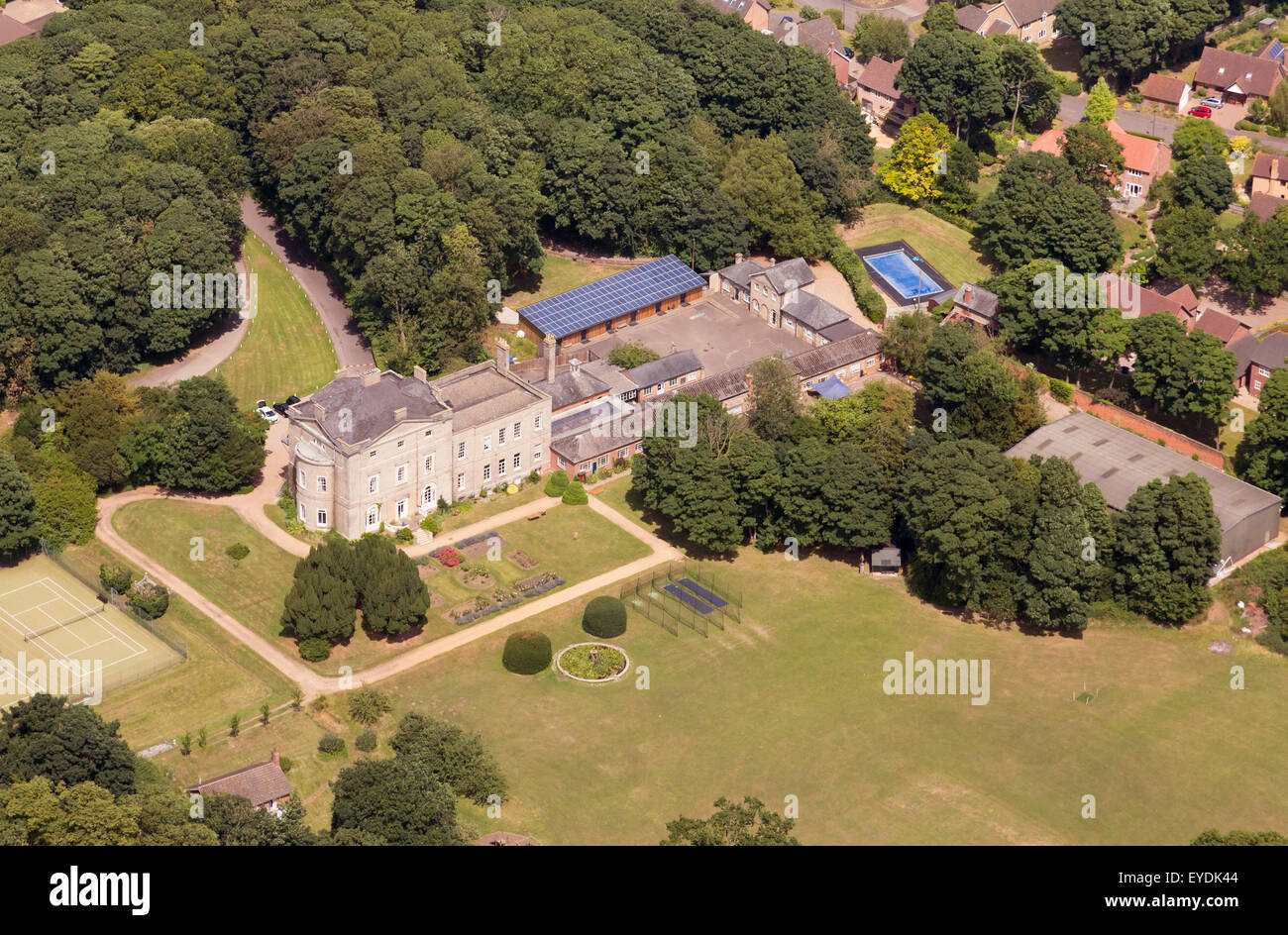 Moreton Hall Prep School in Bury St Edmunds, Suffolk, Regno Unito Foto Stock