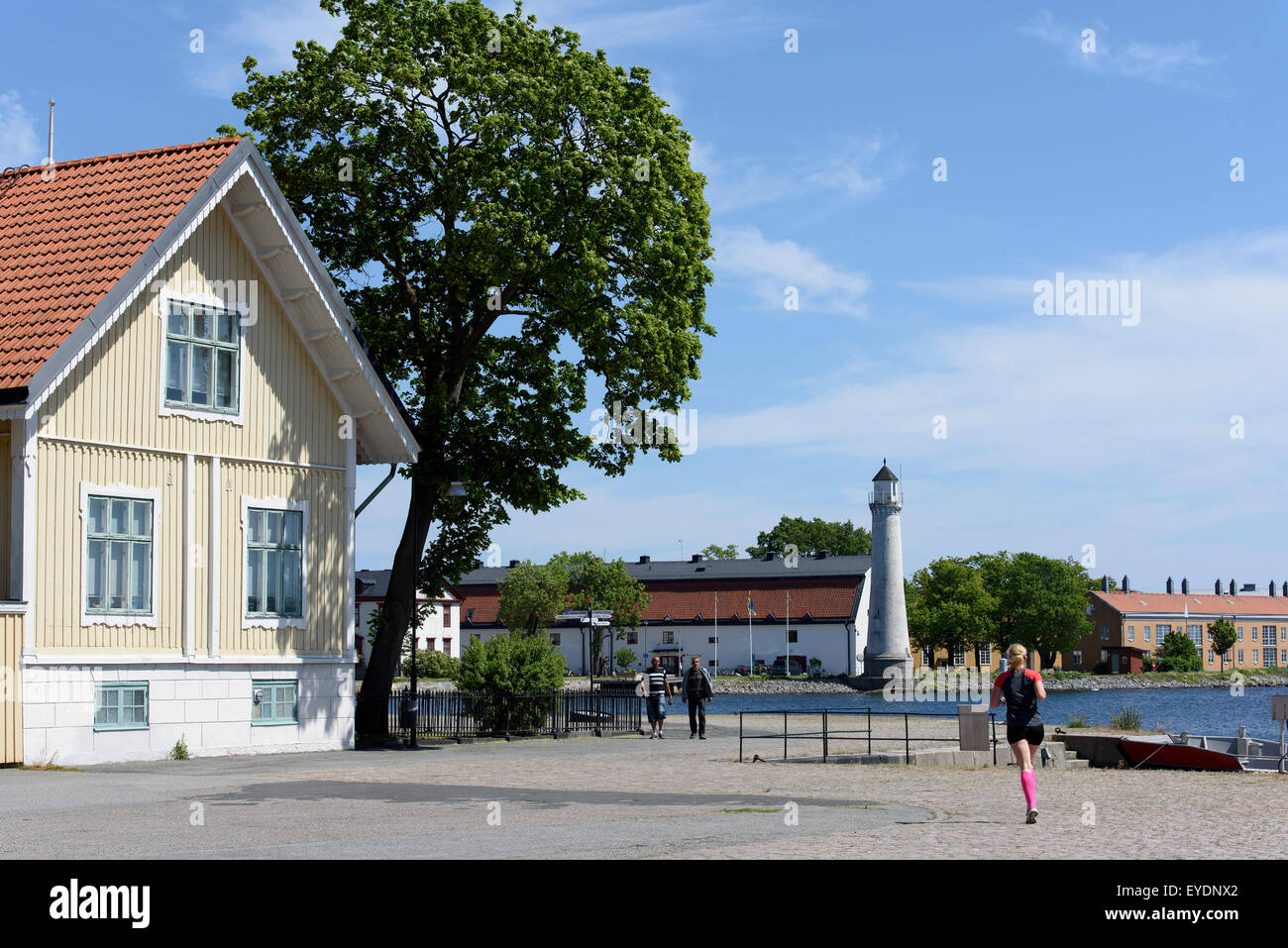 A Kungsbron, Karlskrona, provincia Blekinge,, Svezia Foto Stock