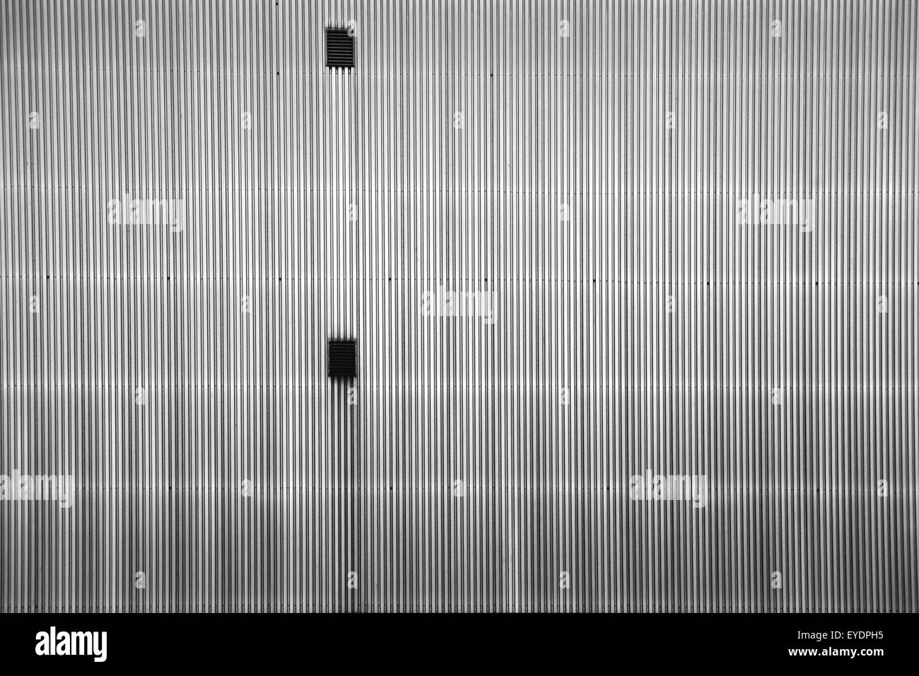 Facciata del metallo Foto Stock