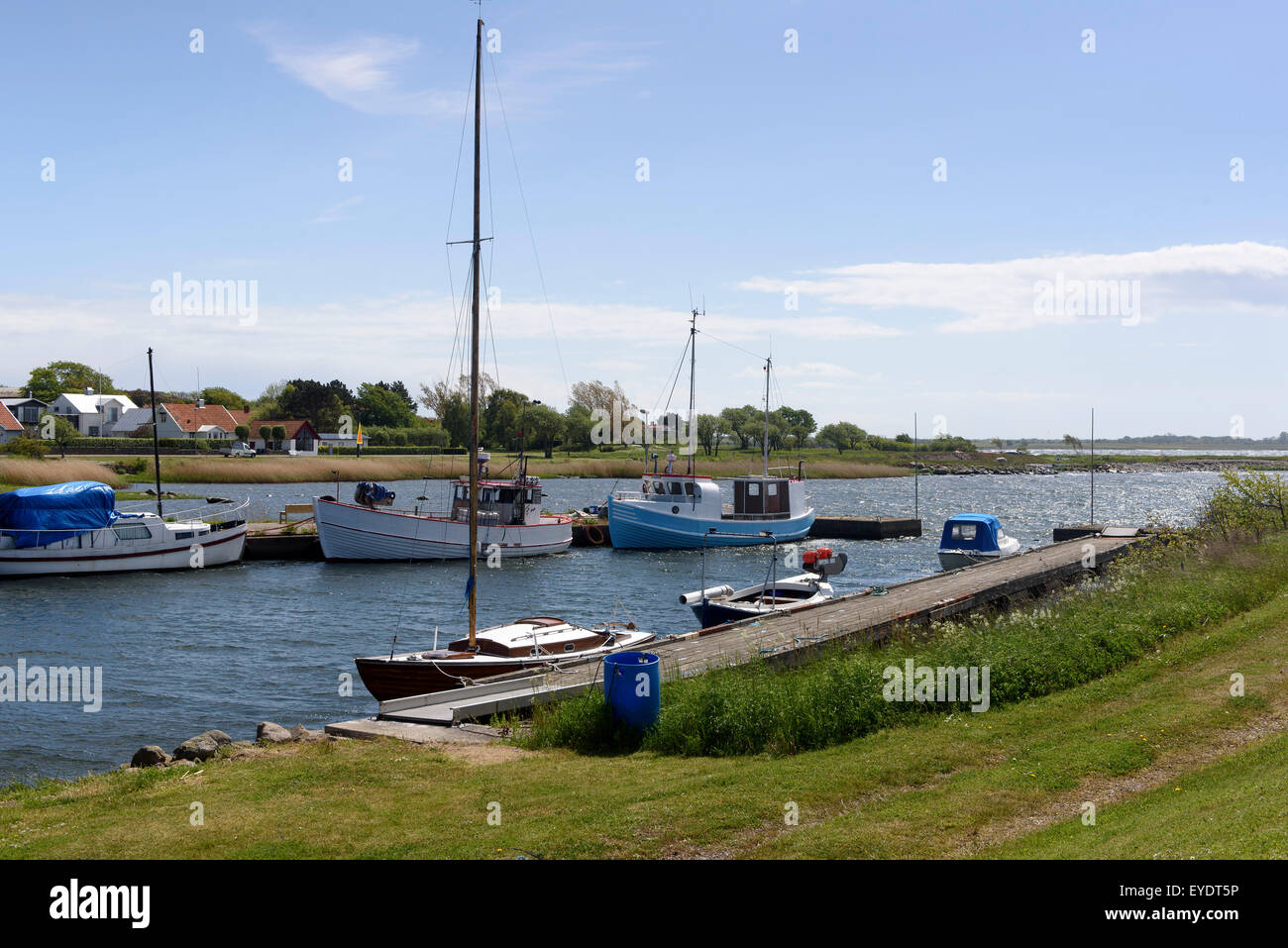 Porto di Grönhagen, Isola se Öland, provincia Kalmar, Svezia Foto Stock