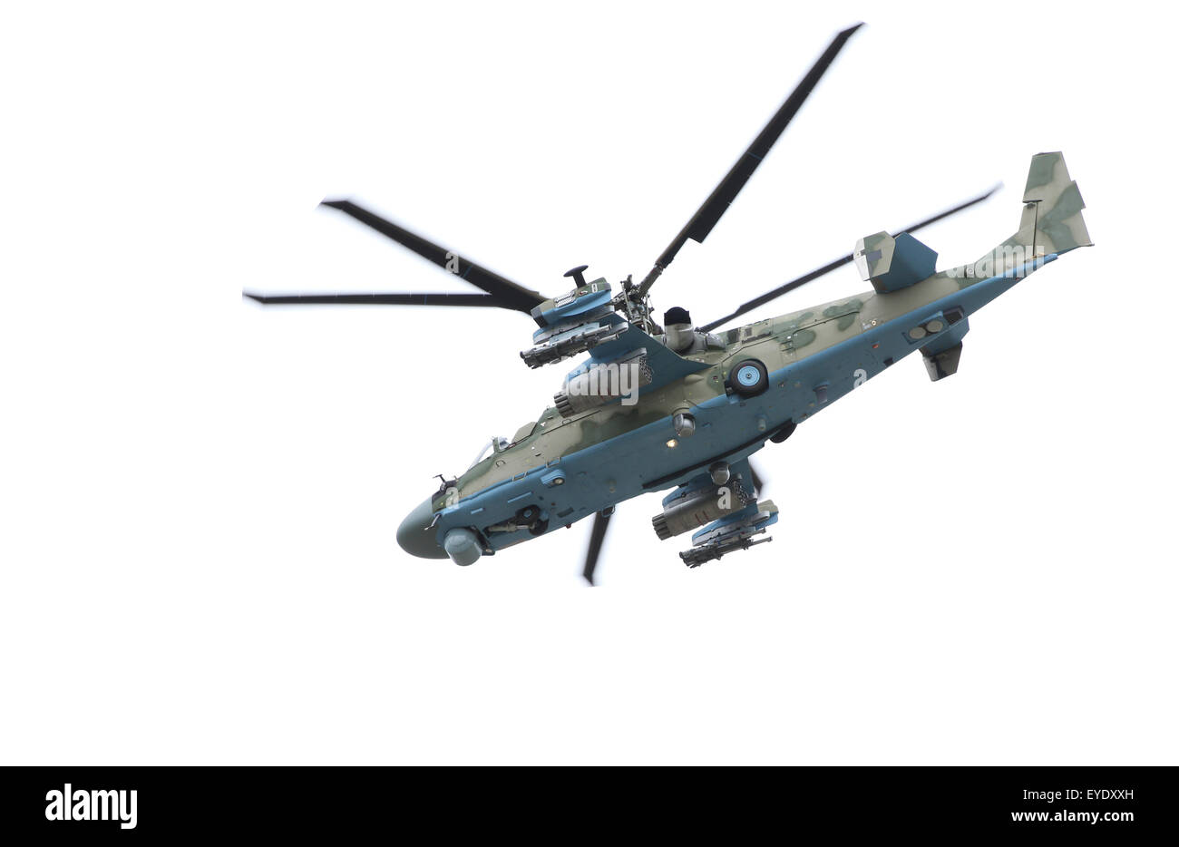 Elicottero russo Ka-52 (alligator). Foto Stock