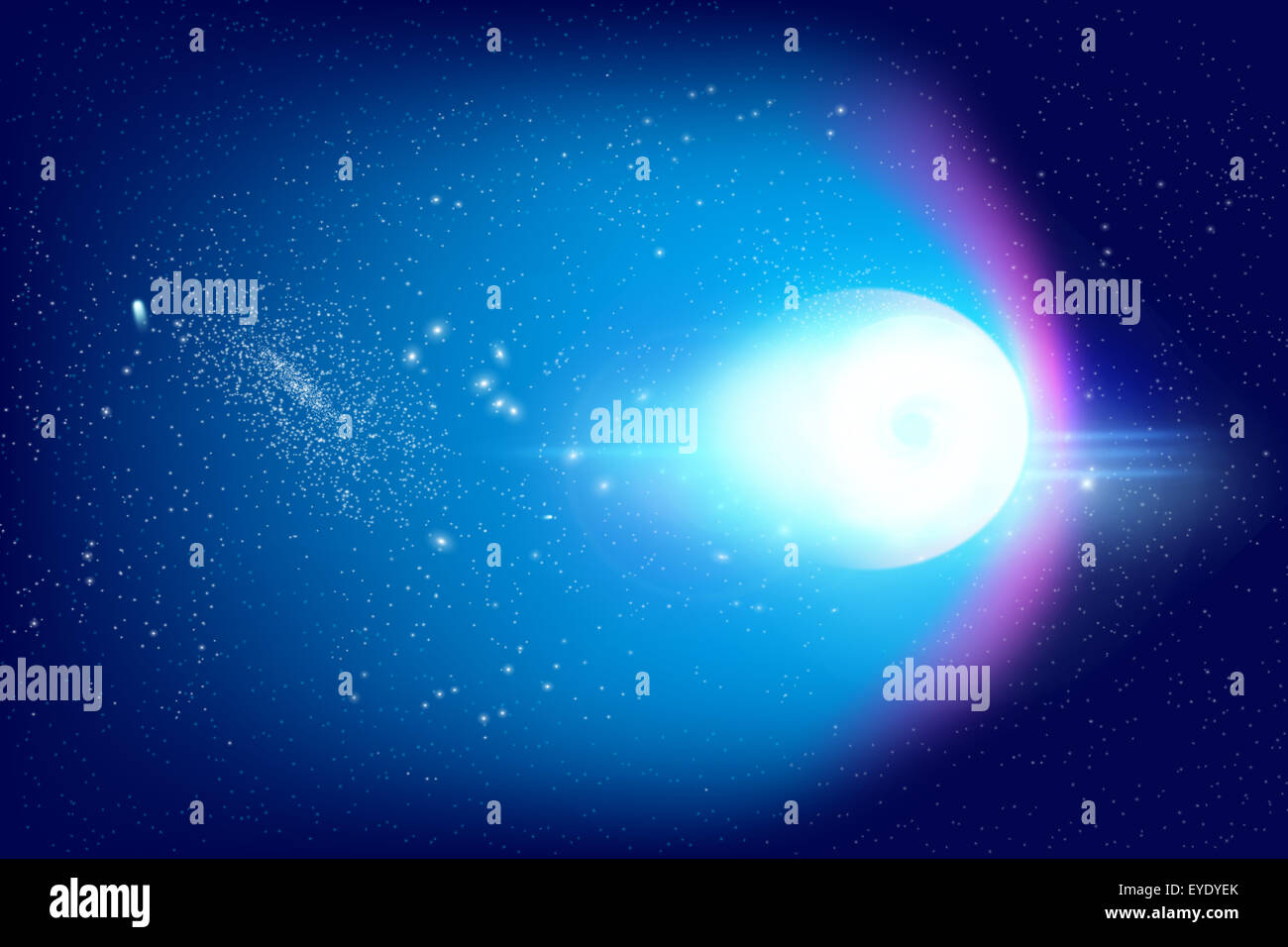 Stelle nello spazio Foto Stock