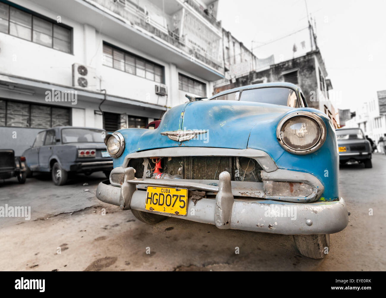 Cuba auto DEZEMBER 24, 2012 in Havanna, Cuba caraibi auto Foto Stock