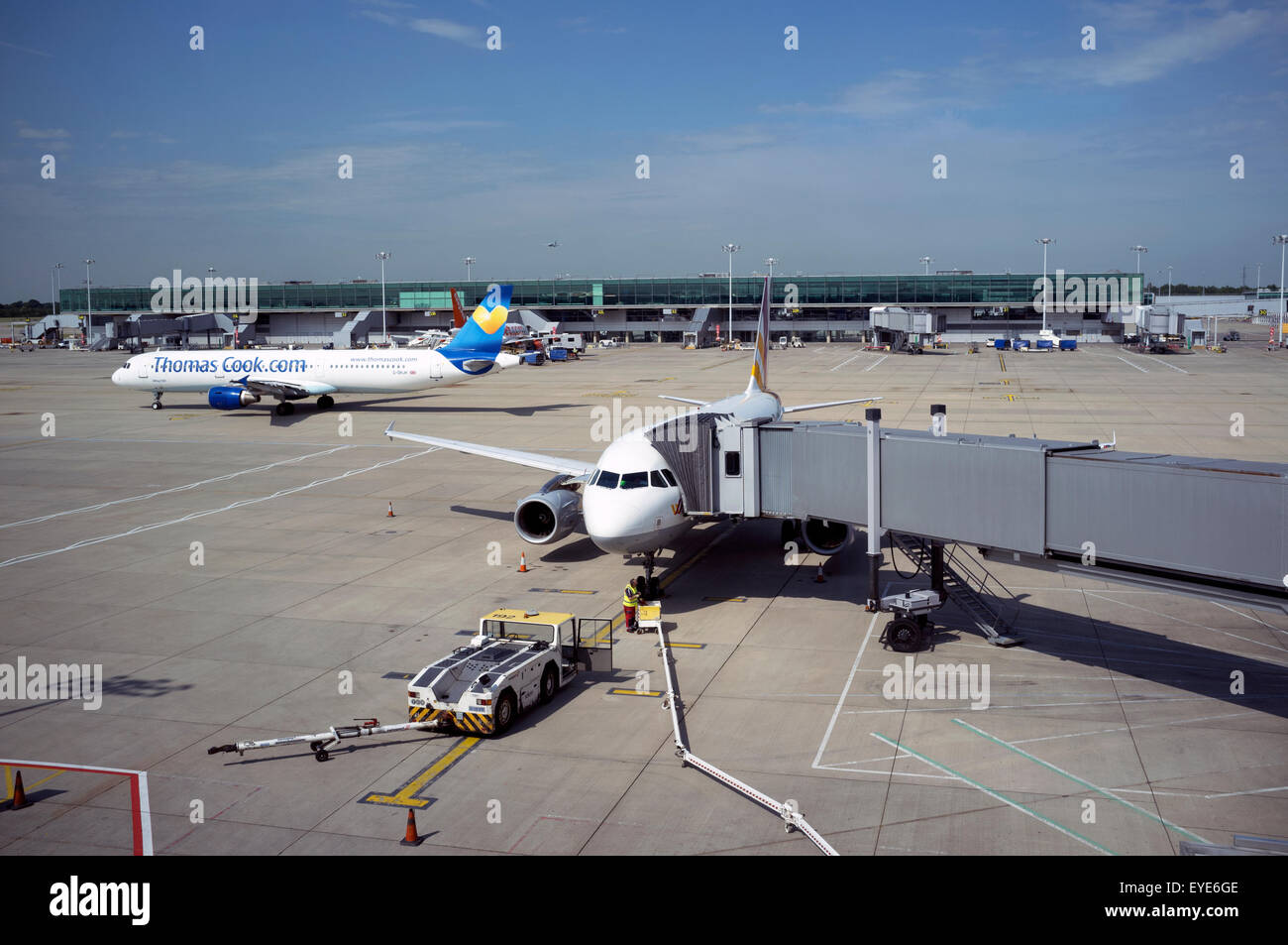 Londra Stansted Aeroporto Essex REGNO UNITO Foto Stock