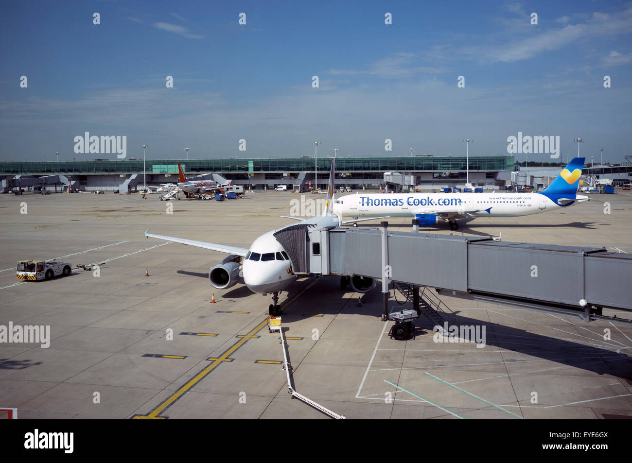 Londra Stansted Aeroporto Essex REGNO UNITO Foto Stock