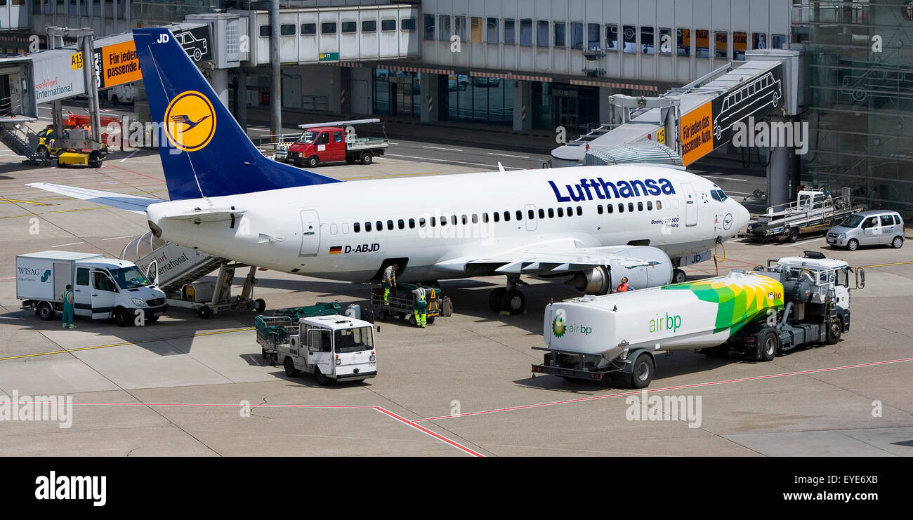 Aeroporto di Dusseldorf Foto Stock