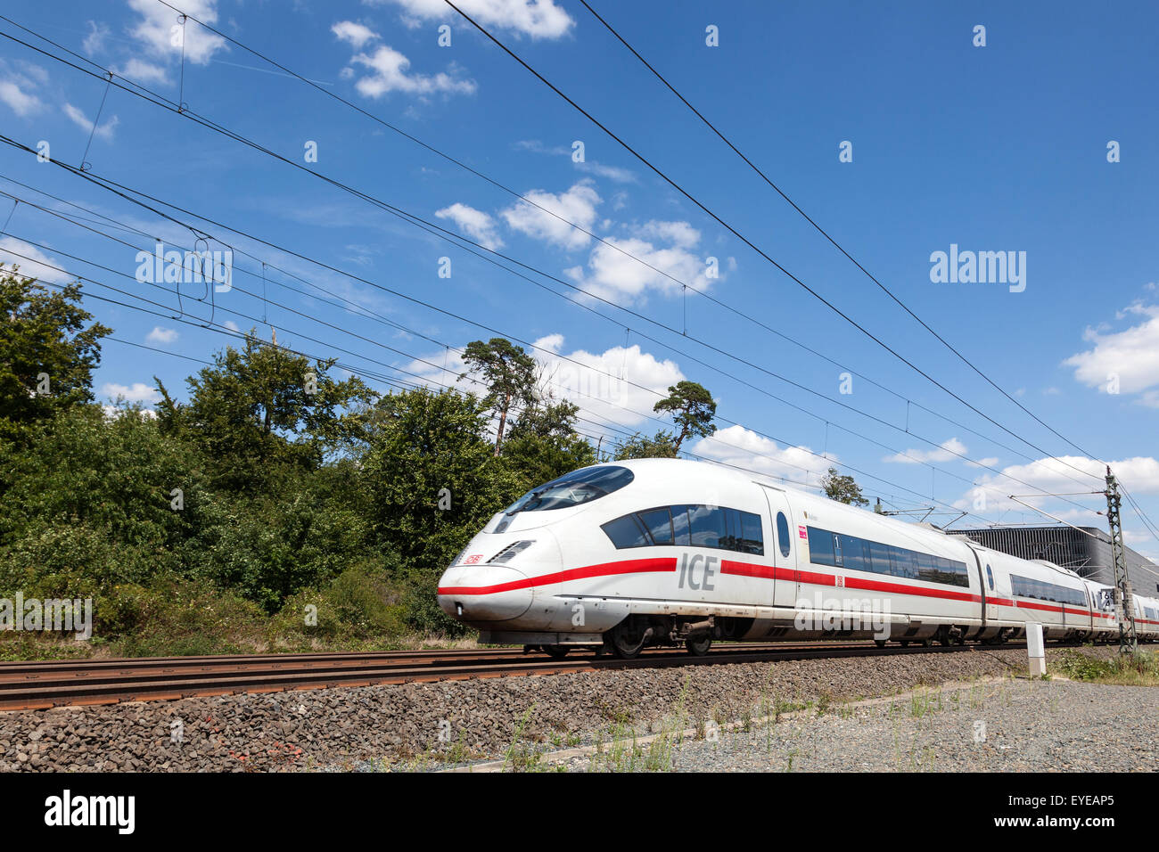 Il tedesco alta velocità Intercity Express train Foto Stock