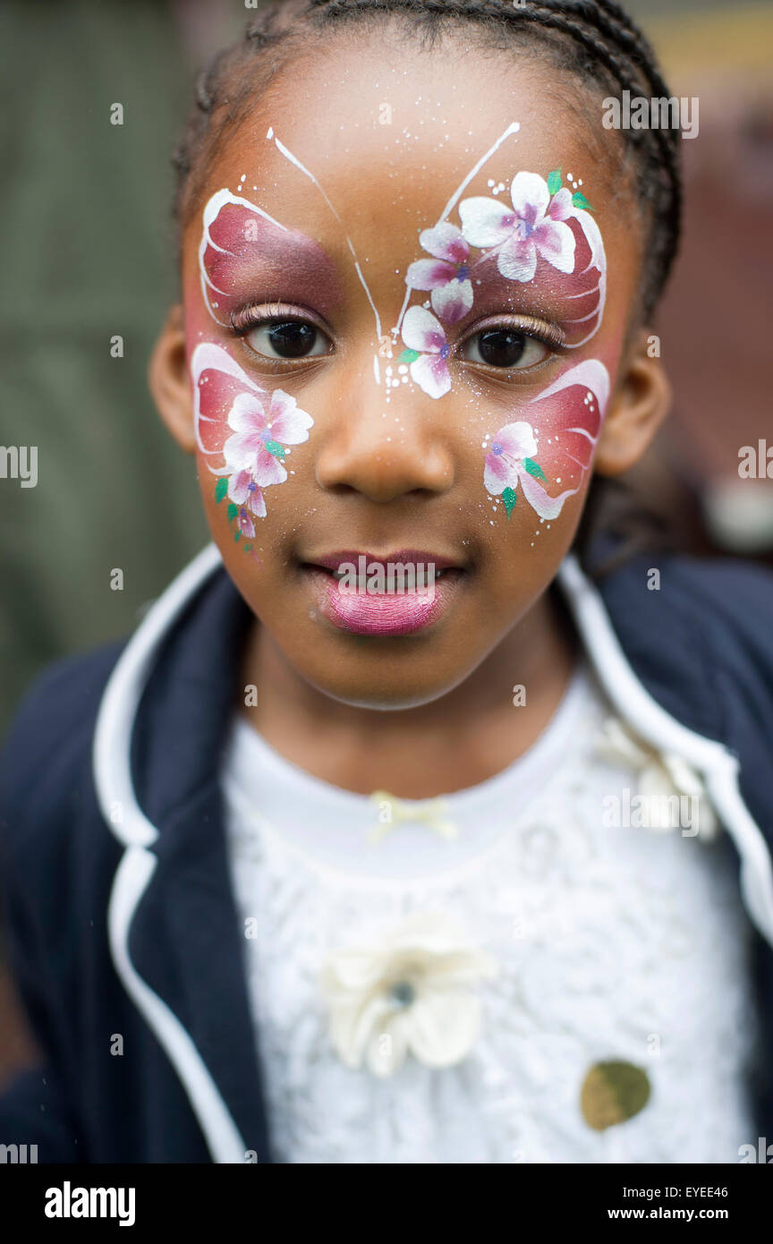 Face Painting Foto Stock