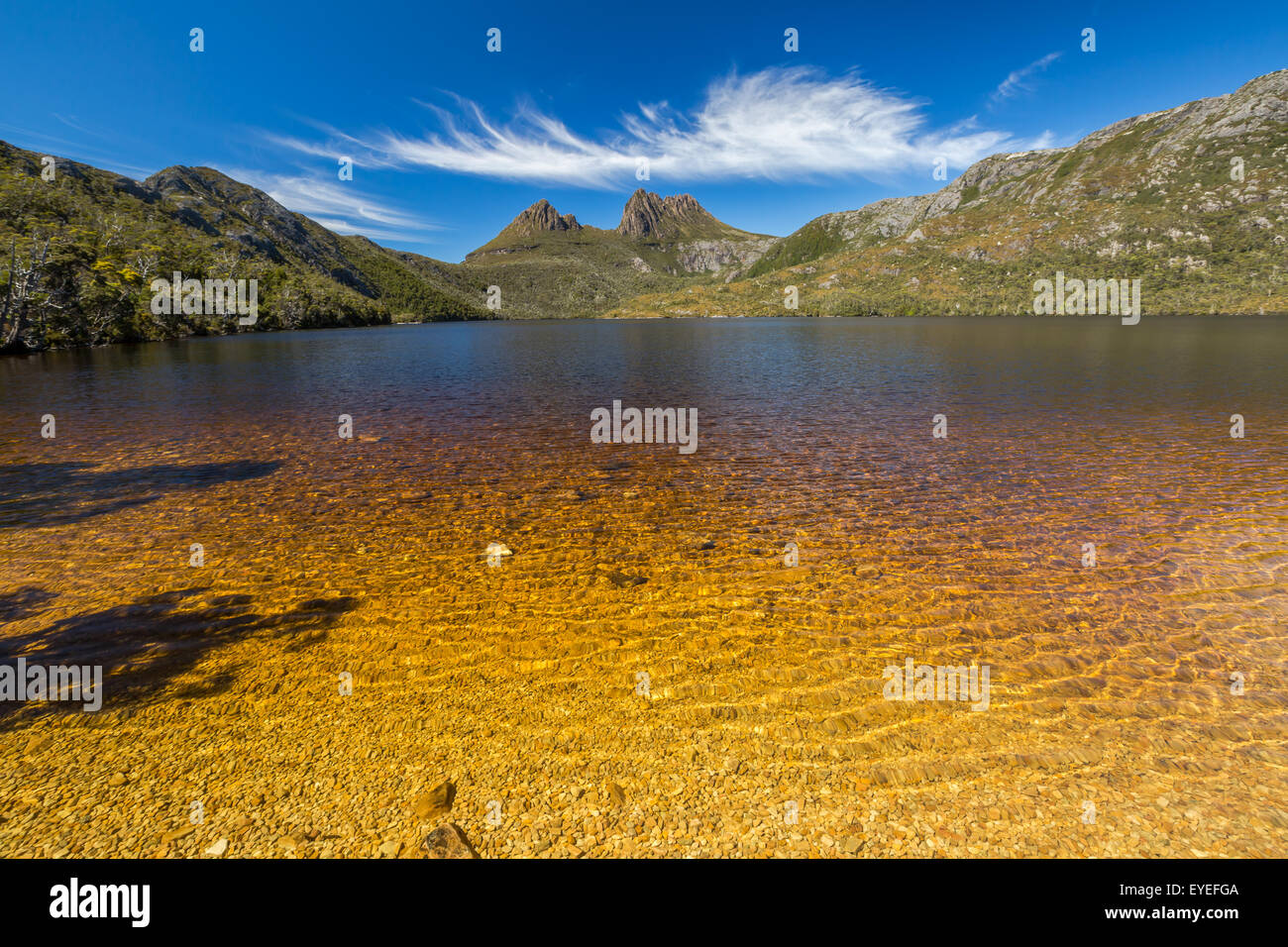 Il lago di Colomba Tasmania Foto Stock