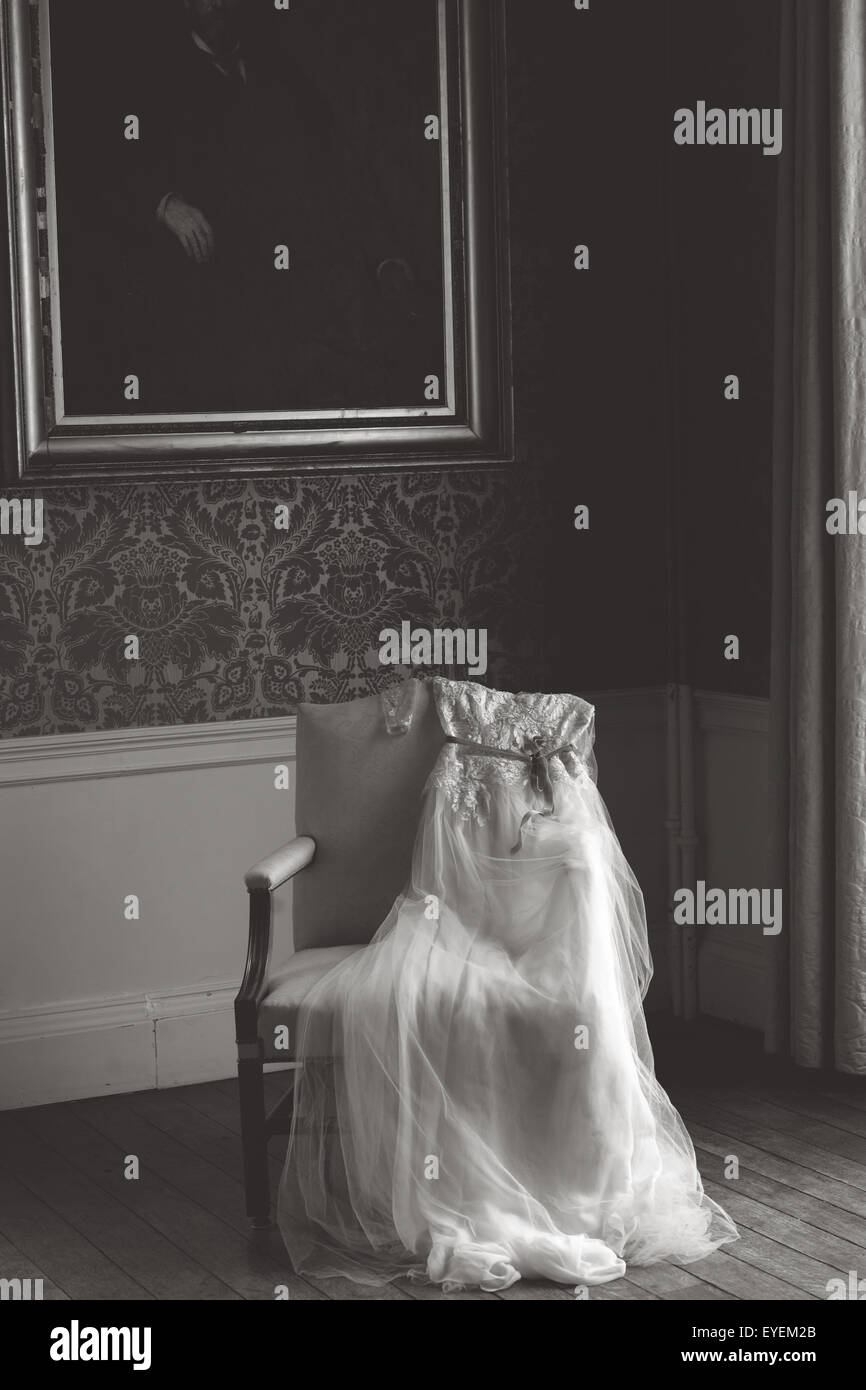 Vintage abiti da sposa Foto Stock
