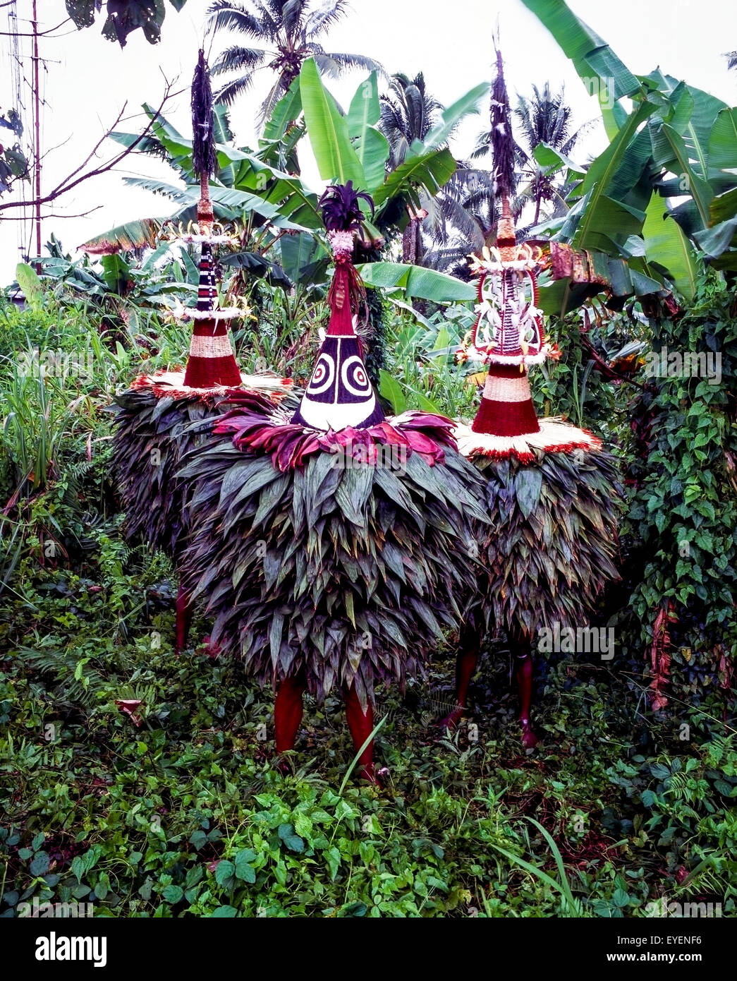 Duk tradizionale Duks; East New Britain, Papua Nuova Guinea Foto Stock