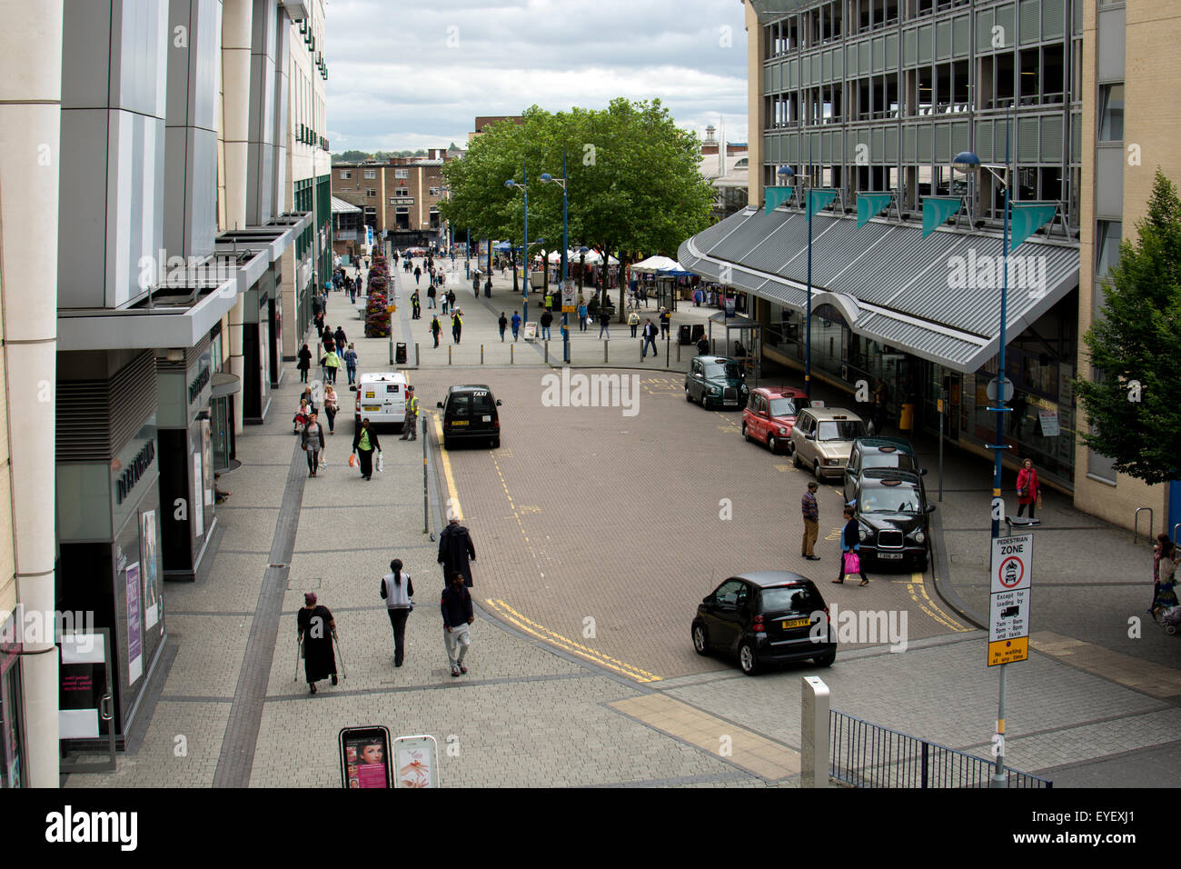 Edgbaston Street, Birmingham City Centre, Regno Unito Foto Stock