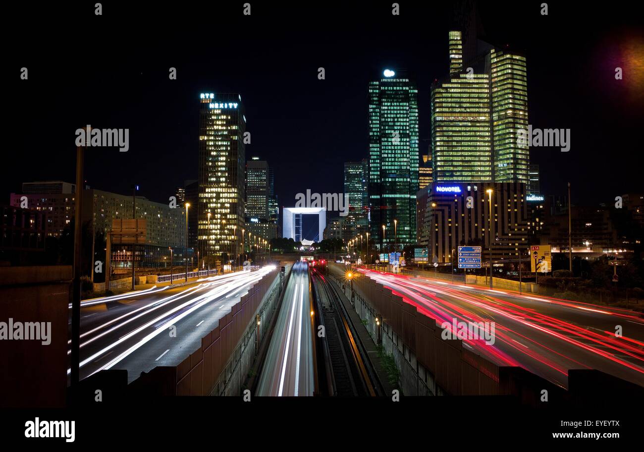 Scena notturna di difesa 15/10/2012 - Sylvain Leser Foto Stock