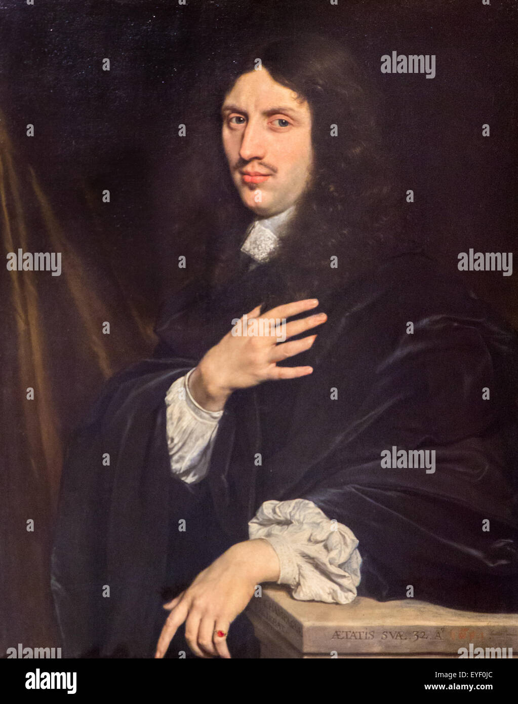 Ritratto di uomo 08/01/2014 - XVII secolo raccolta Foto Stock