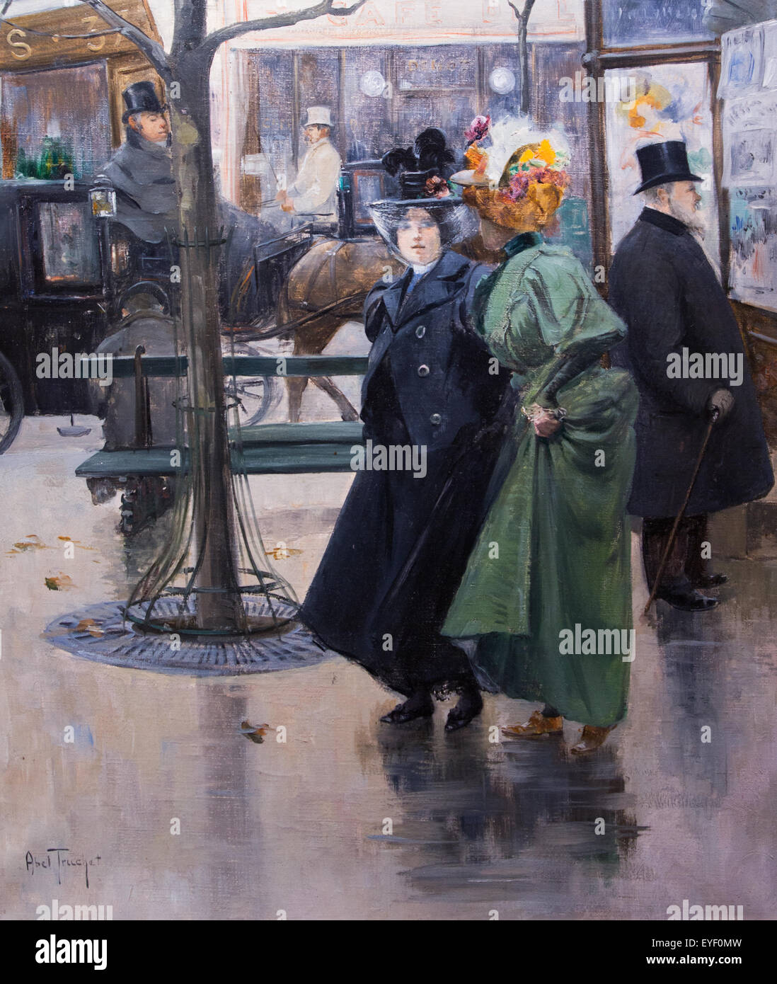 Sui viali 17/10/2013 - XIX secolo collezione Foto Stock