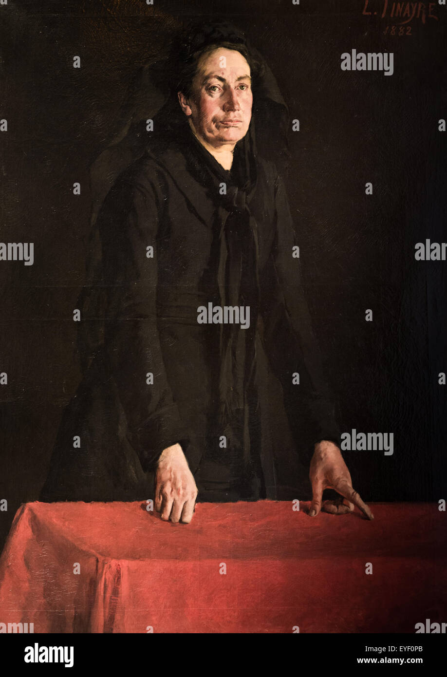 Louise Michel (1830-1905) presso la tribuna 17/10/2013 - xx secolo raccolta Foto Stock