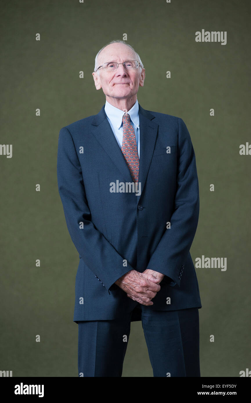 British critico letterario, John Carey, figurante al Edinburgh International Book Festival. Foto Stock