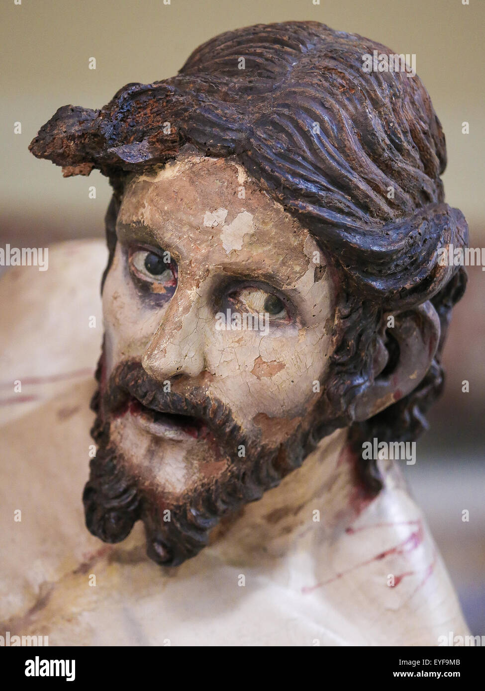 Statua di Gesù il Venerdì Santo di Martina Franca, Taranto Provincia del Sud Italia. Foto Stock