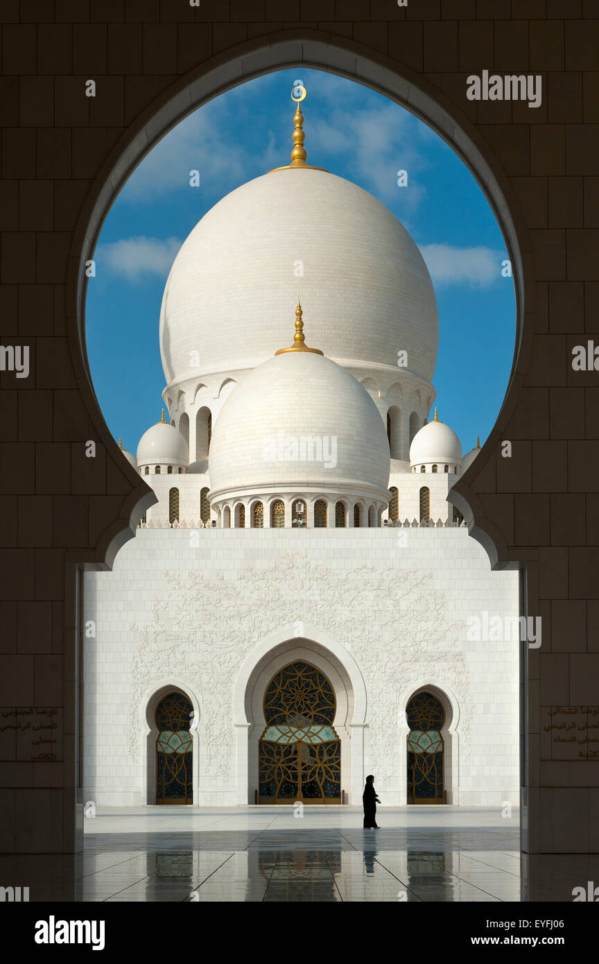 Immagine a colori,Fotografia,,verticale di Abu Dhabi Foto Stock