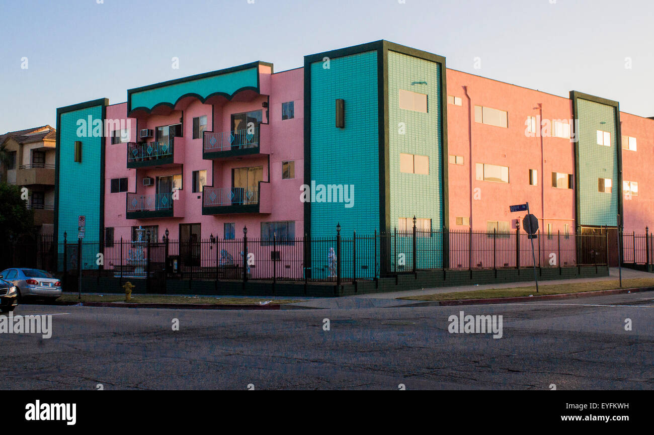 Costruzioni insolite di Los Angeles Foto Stock