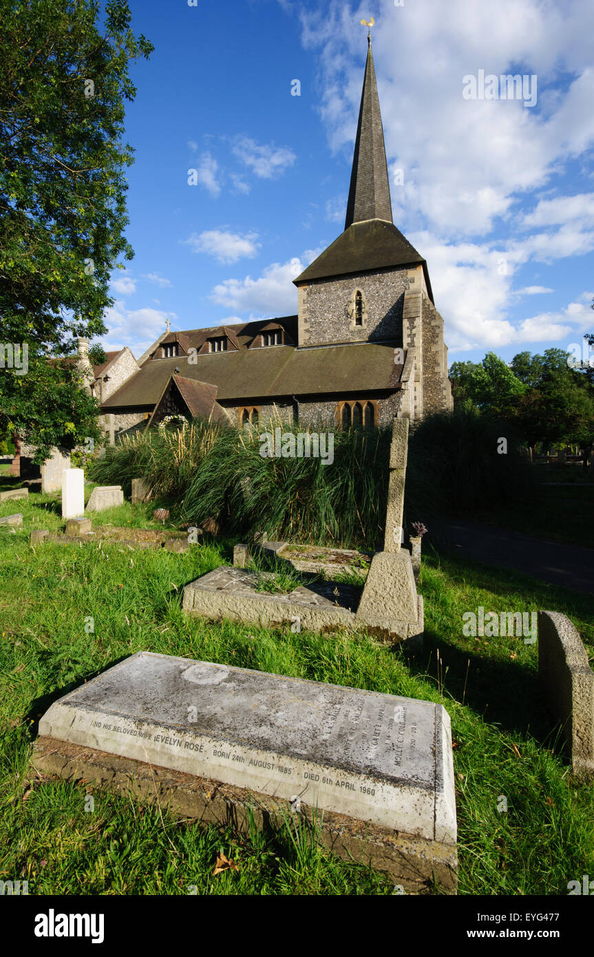 Chiesa di tutti i Santi,la chiesa di Inghilterra/anglicane in Banstead, England, Regno Unito Foto Stock