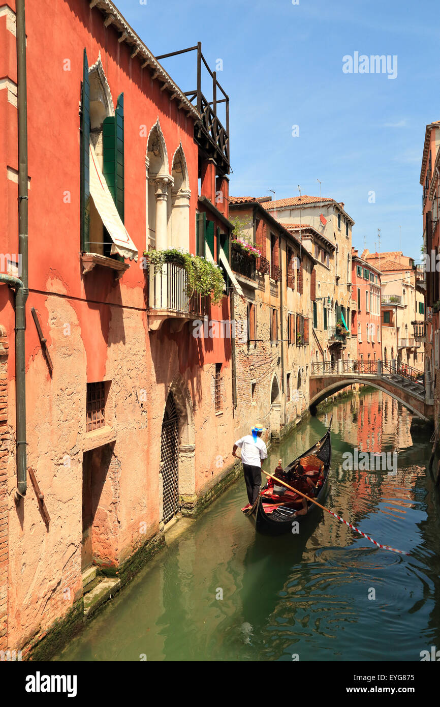 Canal de Rio de la toletta' di Venezia, Italia Foto Stock
