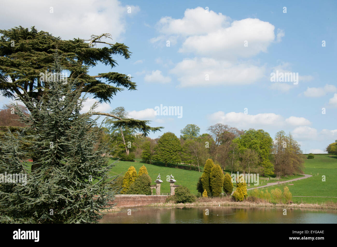 Staunton Harold Hall nel Leicestershire, England Regno Unito Foto Stock