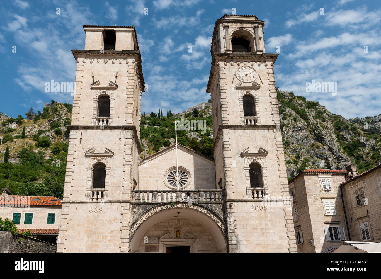 Cattedrale di San Trifone Kotor, Montenegro Foto Stock