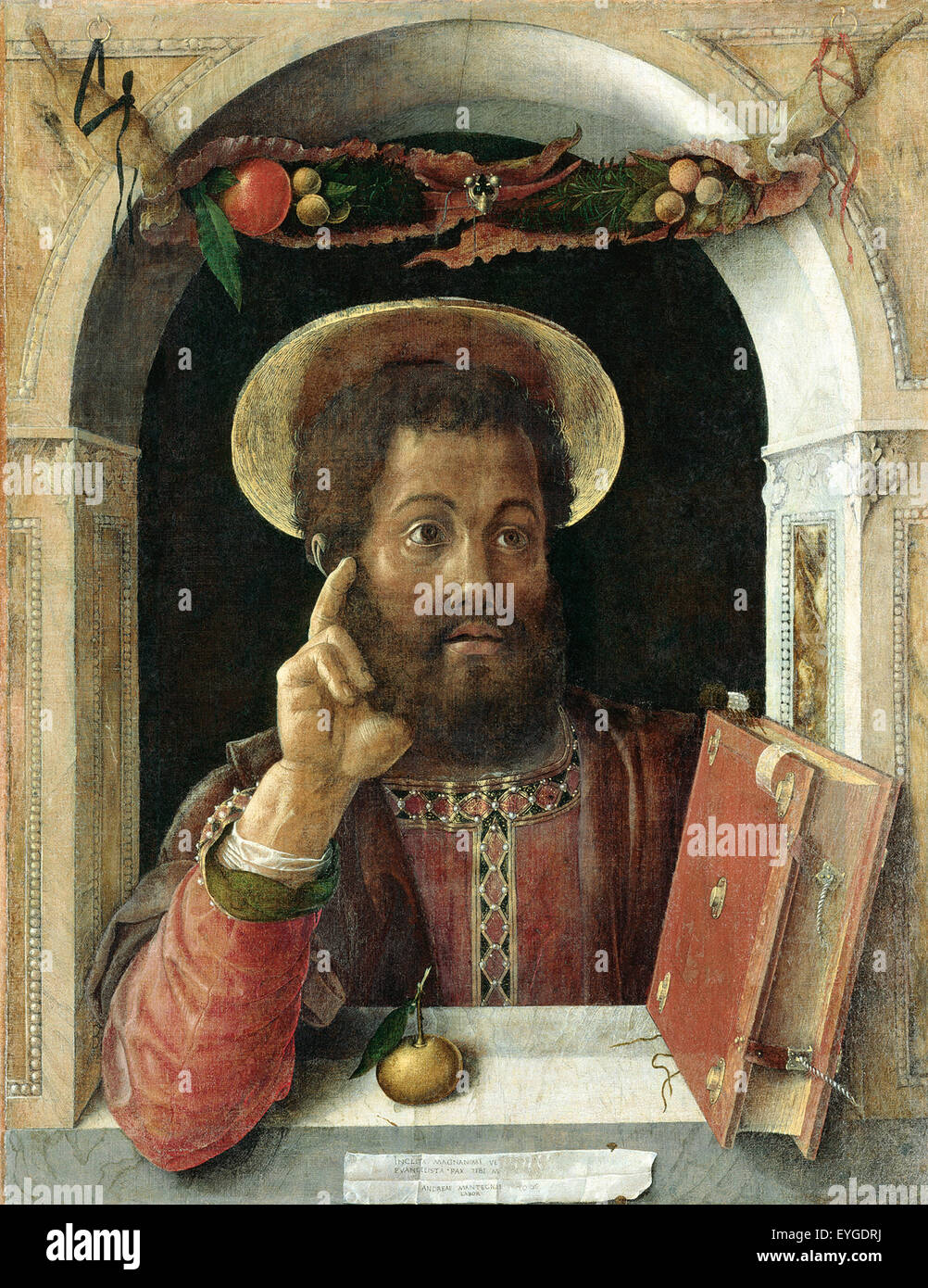 Andrea Mantegna - San Marco Evangelista - XV secolo - Italiano Foto Stock