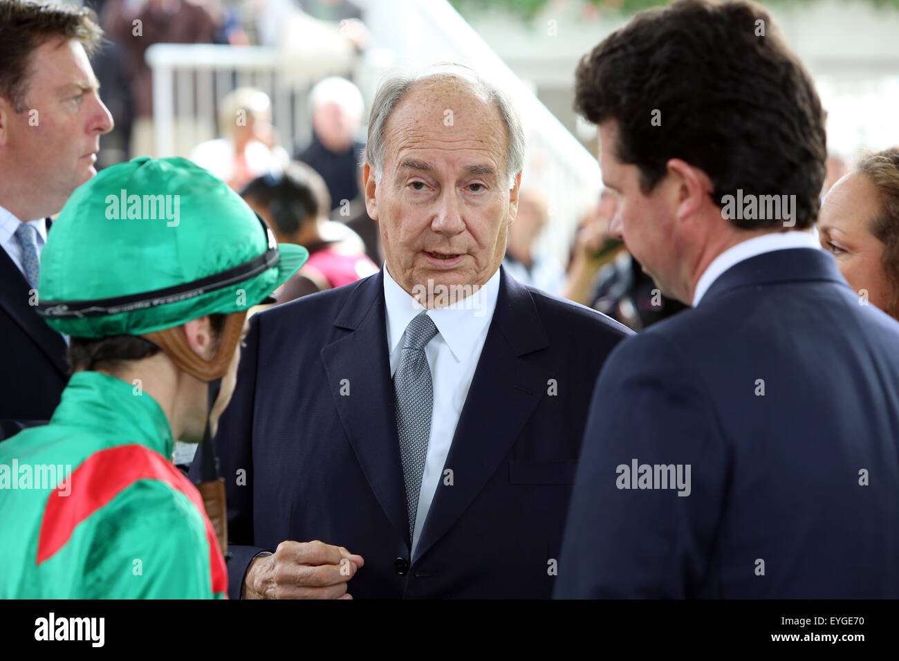 Parigi, Francia, il principe Karim Aga Khan, leader dell'Ismailis Foto Stock