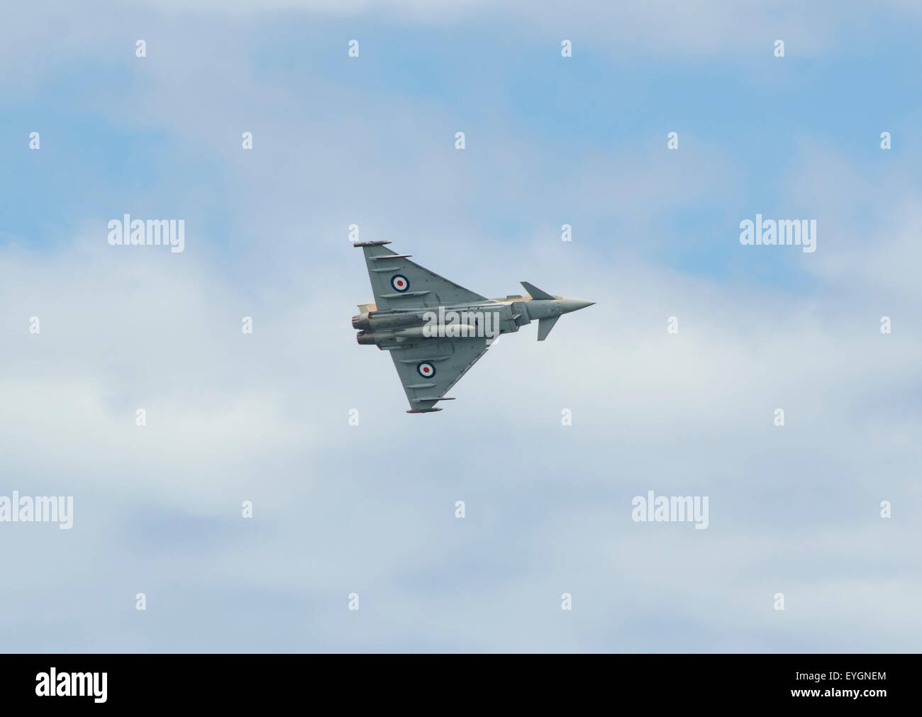 Royal Airforce Eurofighter Typhoon FGR4 a Sunderland Airshow 2015 Foto Stock