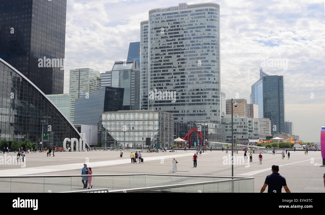 Edifici per uffici a La Defense, Parigi Foto Stock