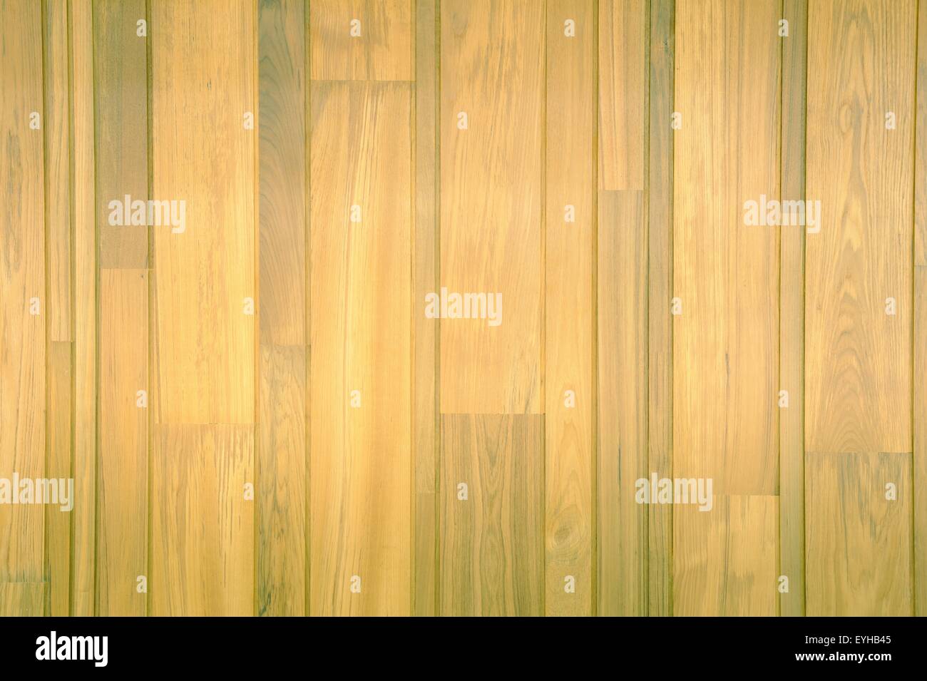 Abstract dettaglio parete di legno di teak in background. Foto Stock